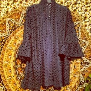 Onyx Lace Cardigan